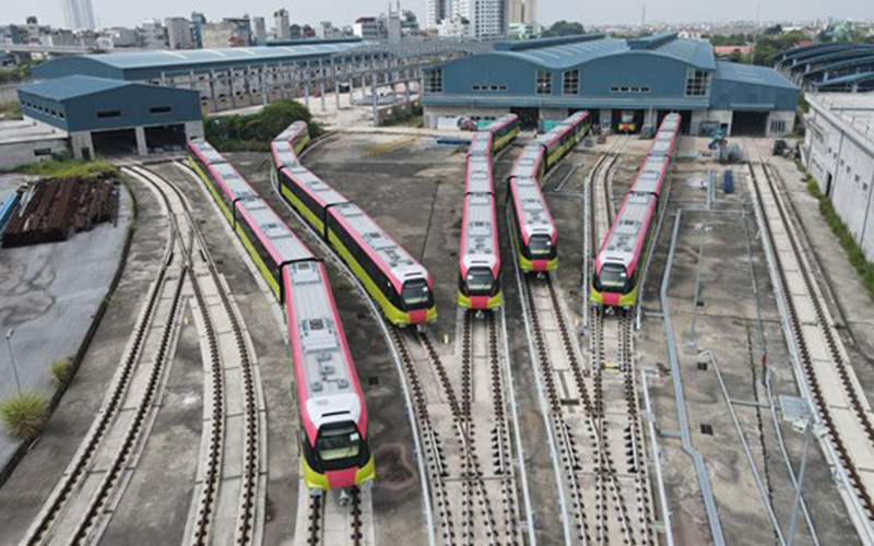 Tuyến đường sắt đô thị Nhổn-Ga Hà Nội dự kiến sẽ đưa vào vận hành đoạn trên cao từ cuối năm 2022.