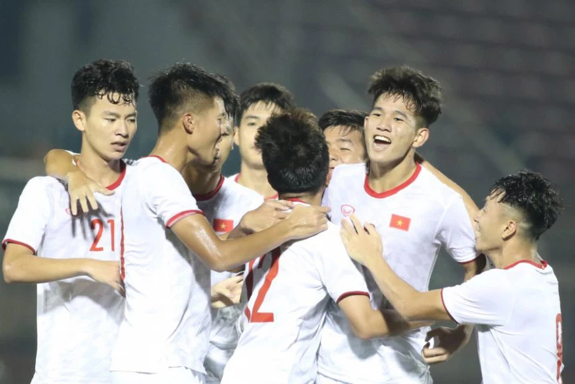 Các thành viên đội tuyển U23 Việt Nam. (Ảnh: VFF)