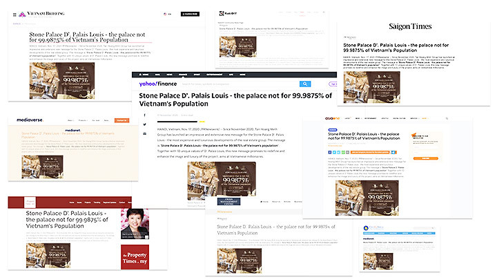 Nhiều trang báo nước ngoài đã dành lời khen cho D’. PalaisLouis.