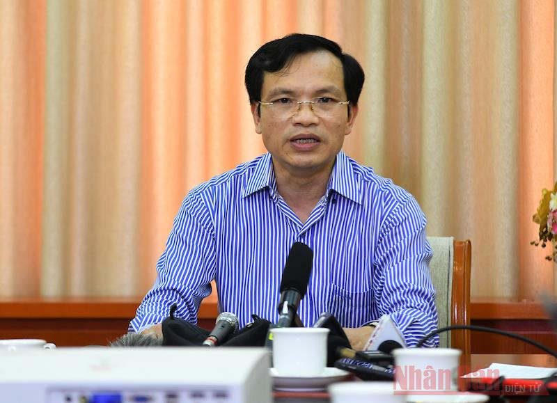 Cục trưởng Cục quản lý chất lượng, Bộ GD-ĐT; Phó trưởng Ban Thường trực Ban Chỉ đạo cấp quốc gia thi tốt nghiệp THPT 2020 Mai Văn Trinh (Ảnh: THUỶ NGUYÊN)