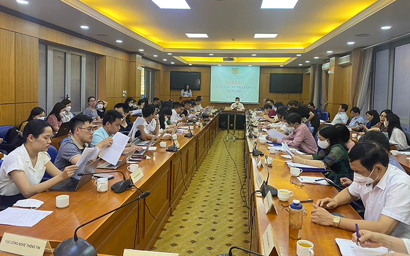 Bộ Tư pháp tổ chức họp báo thông tin công tác tư pháp quý I/2022.