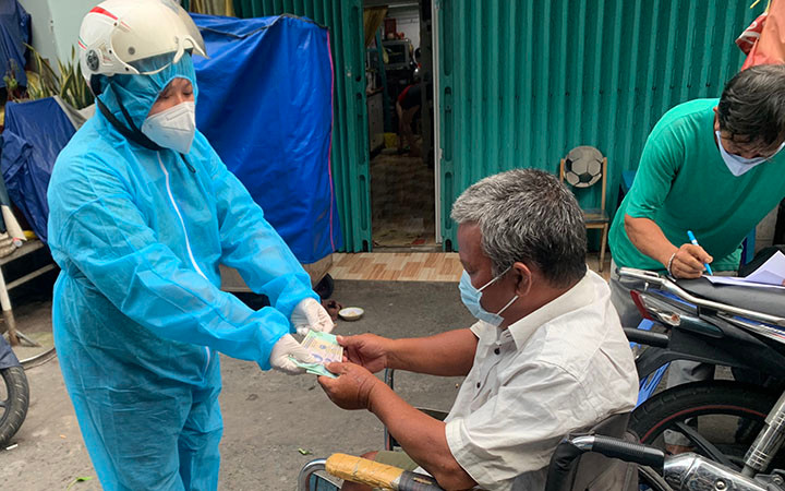 Hỗ trợ lao động tự do ở TP Hồ Chí Minh (Ảnh minh họa: Quý Hiền).