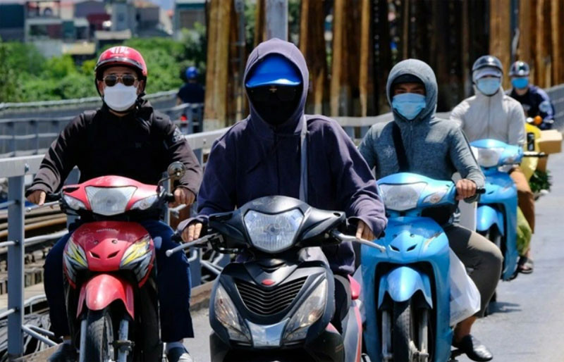 Khu vực Hà Nội hôm nay có nắng nóng và nắng nóng gay gắt, có nơi hơn 38 độ C. (Ảnh minh họa)