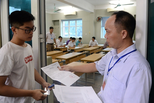 Hình ảnh tại Kỳ thi THPT quốc gia 2019 (Ảnh: THUỶ NGUYÊN)