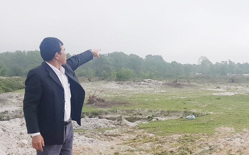 Khu đất được quy hoạch xây dựng Cảng hàng không Quảng Trị.