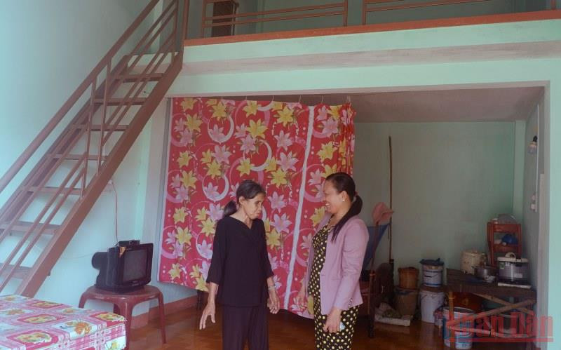 Được hỗ trợ xây nhà ở kiên cố, các hộ nghèo Quảng Ngãi an tâm mỗi khi mùa mưa bão đến.