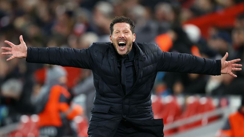Diego Simeone vẫn còn nguyên khát khao sau 10 năm gắn bó với Atletico. (Ảnh: Getty Images)