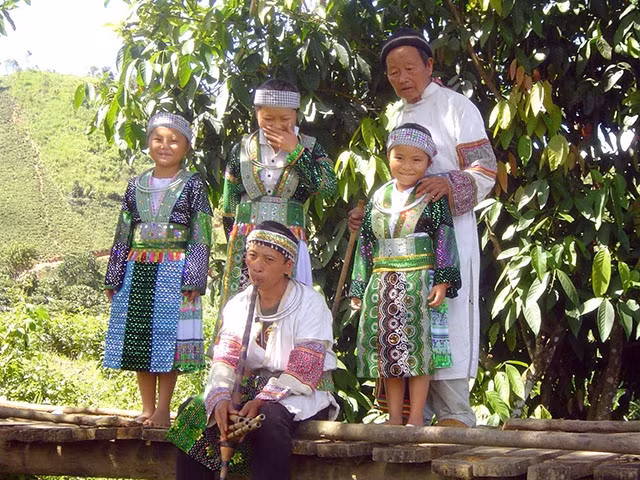 Người H’Mông giữa bản mới Tây Nguyên.