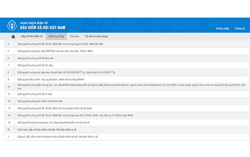Ngành bảo hiểm xã hội cung cấp nhiều dịch vụ công trực tuyến (Ảnh minh họa).