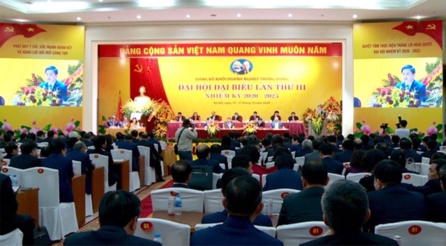 Toàn cảnh Đại hội Đảng bộ Khối Doanh nghiệp T.Ư, nhiệm kỳ 2020-2025.