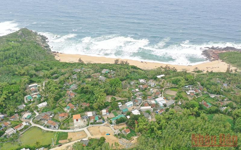 Làng du lịch cộng đồng Gò Cỏ, phường Phổ Thạnh, thị xã Đức Phổ (Quảng Ngãi) với vẻ đẹp hoang sơ, bình lặng. 