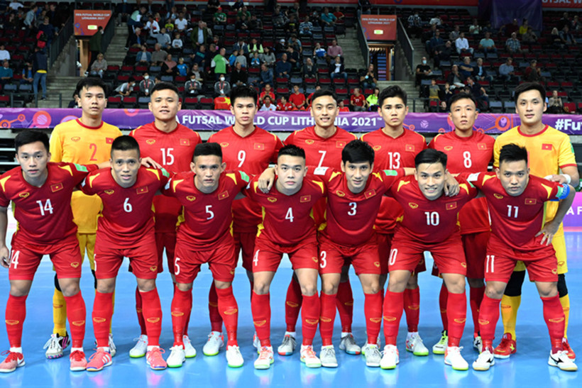 Đội tuyển futsal Việt Nam. (Ảnh: VFF)
