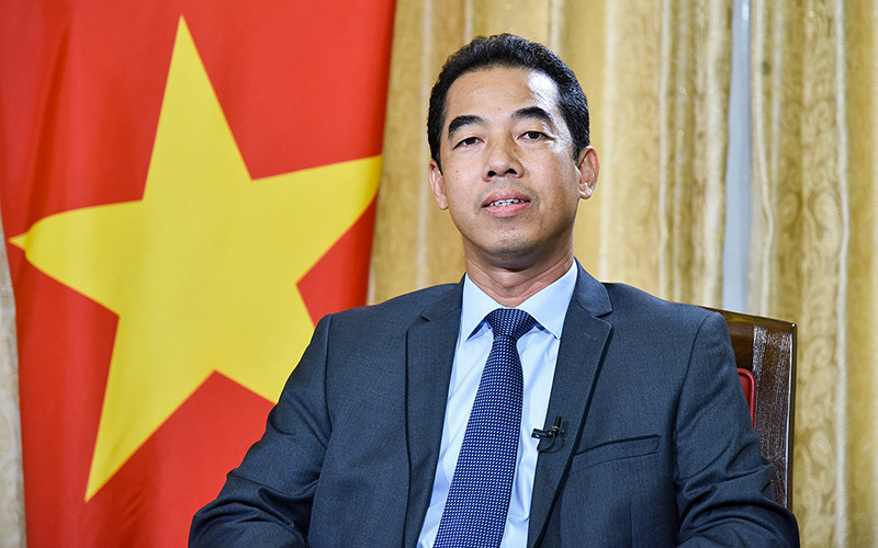 Thứ trưởng Ngoại giao Tô Anh Dũng. (Ảnh: Nguyễn Hồng/Báo Thế giới và Việt Nam)