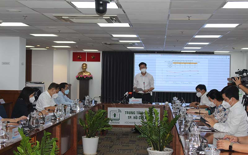 Toàn cảnh cuộc họp báo.