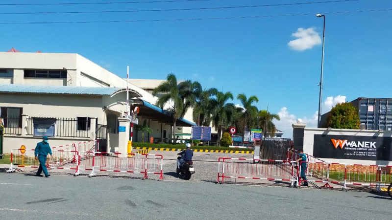 Nhiều ca bệnh là công nhân Công ty Wanek.