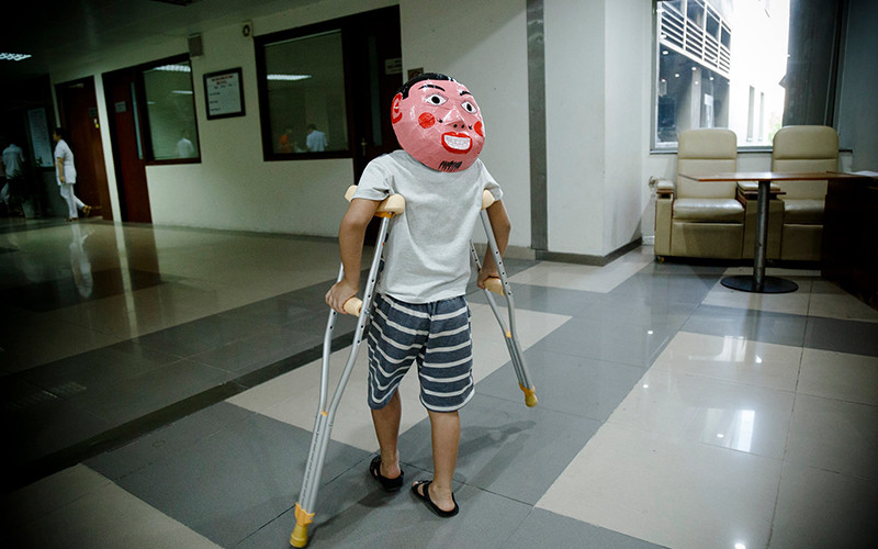 Bệnh nhân đang điều trị tại Viện Huyết học-Truyền máu Trung ương. 