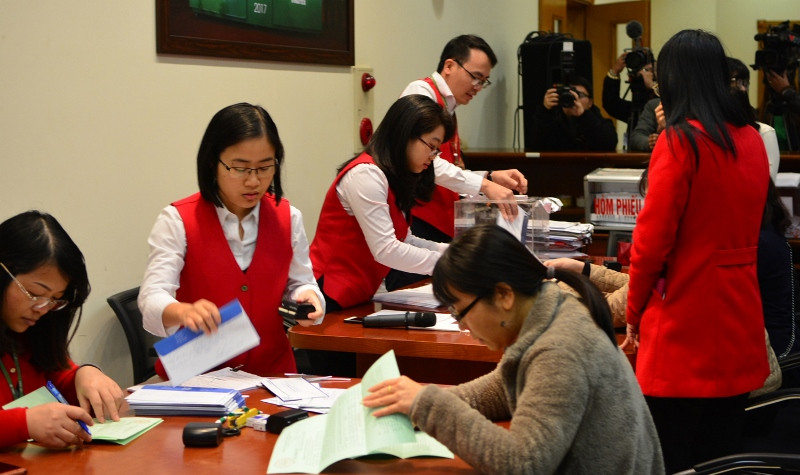  Một phiên đấu giá tại HNX. (Ảnh minh họa)