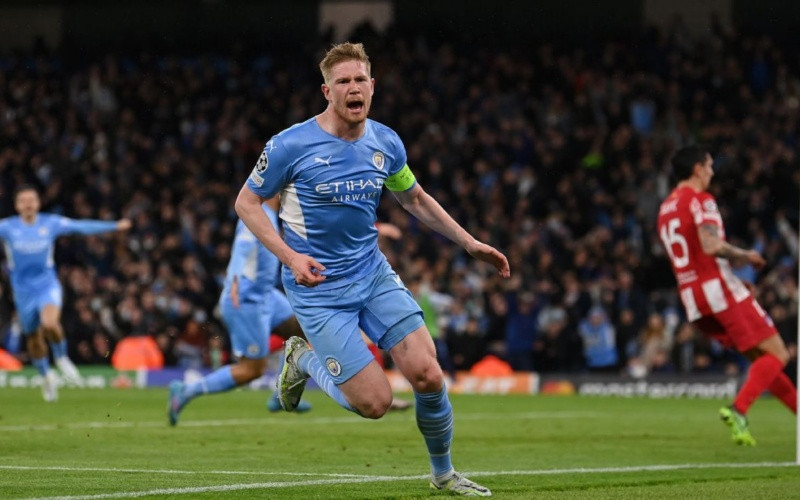Kevin De Bruyne ghi bàn thắng duy nhất cho Man City. (Ảnh: Getty Images)