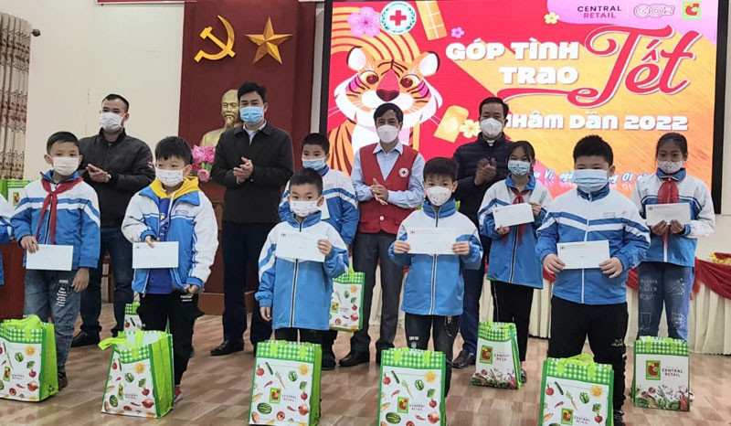 Chương trình "Góp tình trao Tết" tại Big C Việt Trì. (Ảnh: Tập đoàn Central Retail cung cấp)