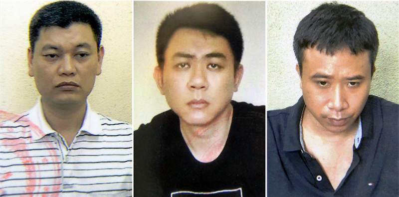 Ba đối tượng bị bắt giam.