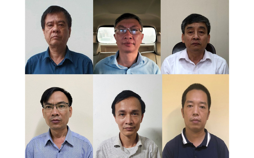 Các bị can trong vụ án.