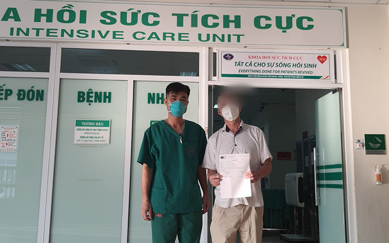 Bệnh nhân đã được trở về gia đình.