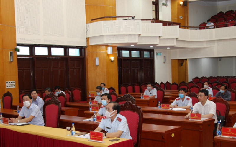 Thanh tra Chính phủ họp giao ban năm tháng đầu năm. (Ảnh: CTV)