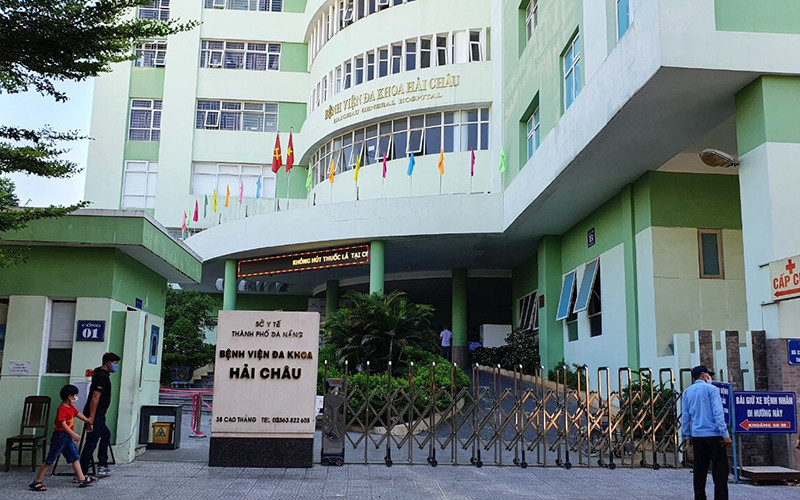 Phong tỏa Bệnh viện đa khoa Hải Châu.
