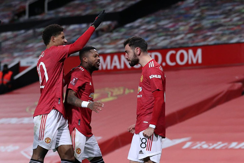 MU xuất sắc đánh bại Liverpool để tiến vào vòng 5 Cúp FA. (Ảnh: Getty Images)