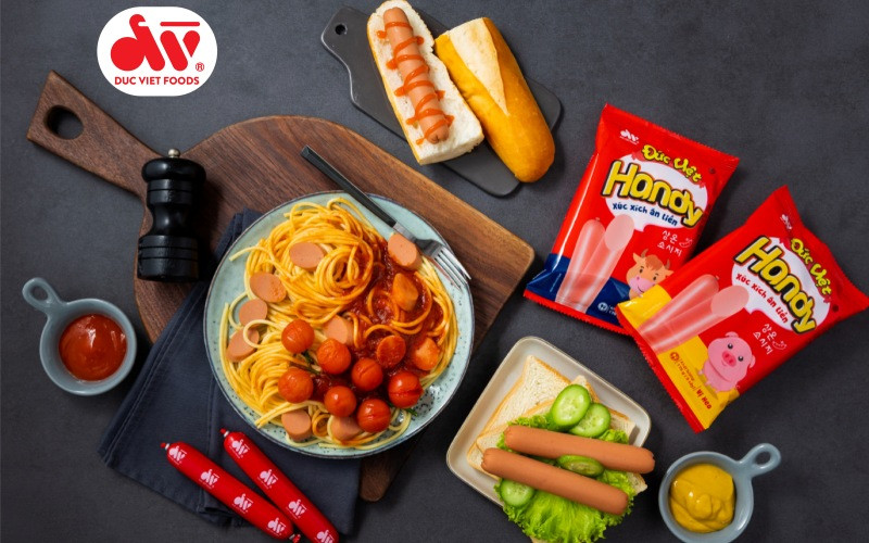 Xúc xích ăn liền Handy sản phẩm mới của Đức Việt