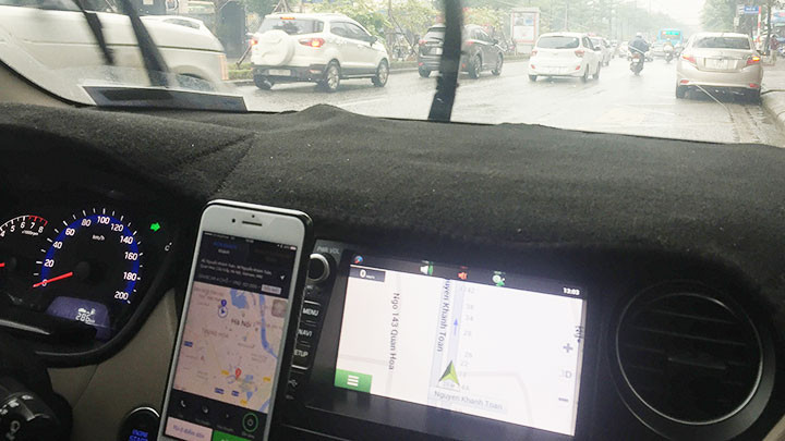Các hãng xe công nghệ đều áp dụng thu phí nền tảng.