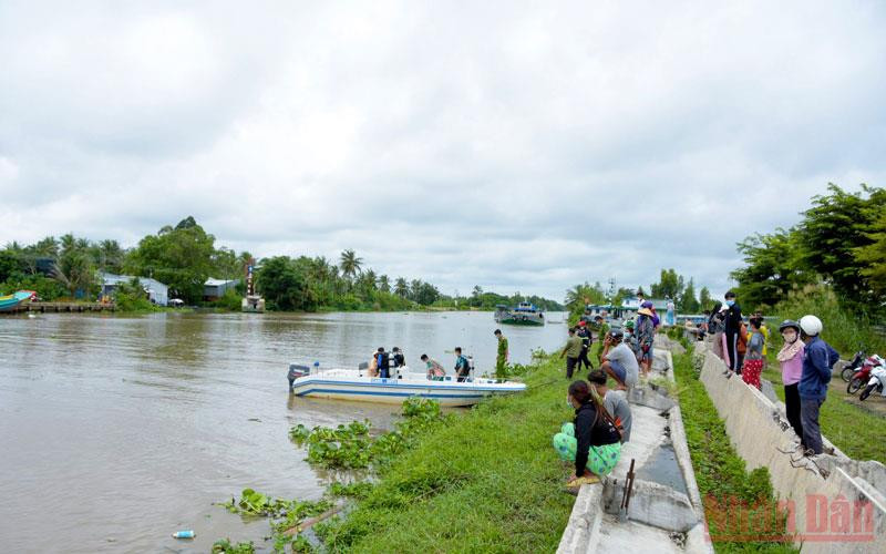 Hiện trường vụ tai nạn.