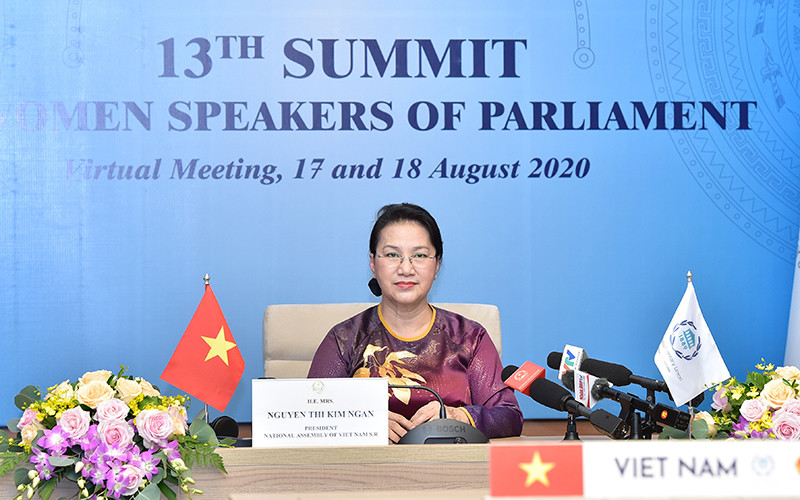 Chủ tịch Quốc hội Nguyễn Thị Kim Ngân dự Hội nghị Nữ Chủ tịch Quốc hội lần thứ 13.