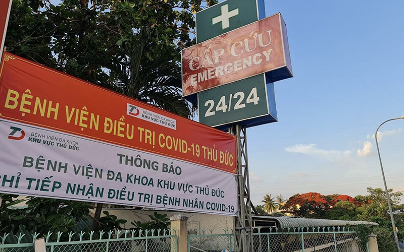 Bệnh viện điều trị Covid-19 Thủ Đức. (Ảnh: VOV.VN)