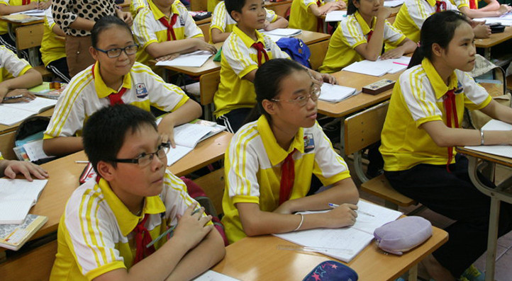 Học sinh THCS (Ảnh minh hoạ: DUY LINH)