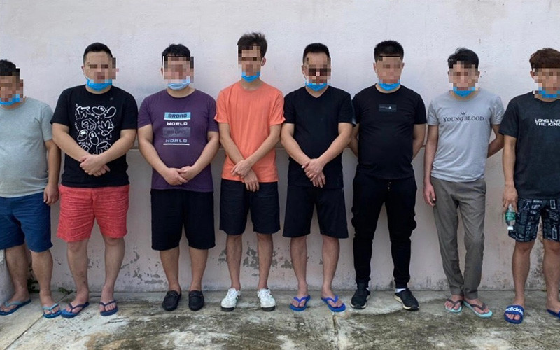 Các đối tượng xuất cảnh trái phép.