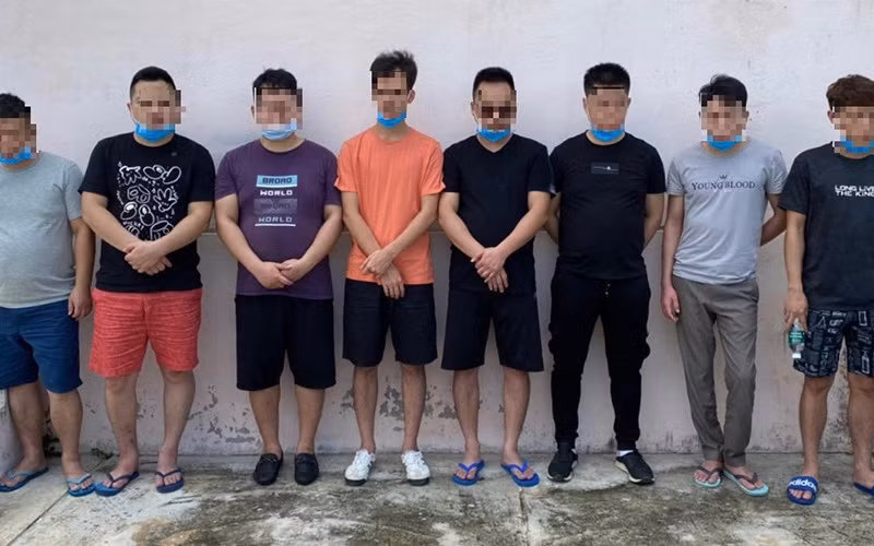 Các đối tượng xuất cảnh trái phép.