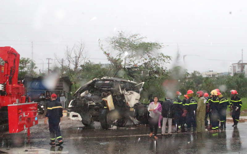 Hiện trường vụ tai nạn 