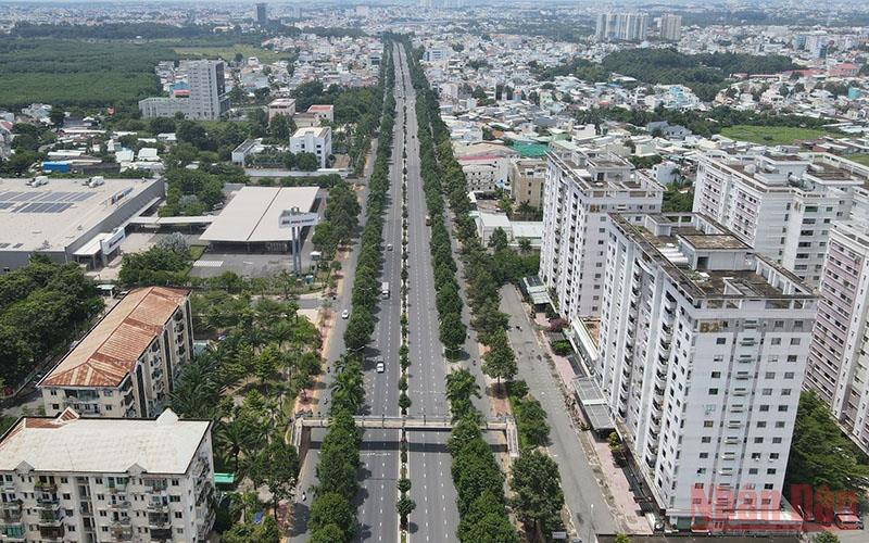 Một góc đô thị Biên Hòa (Đồng Nai).