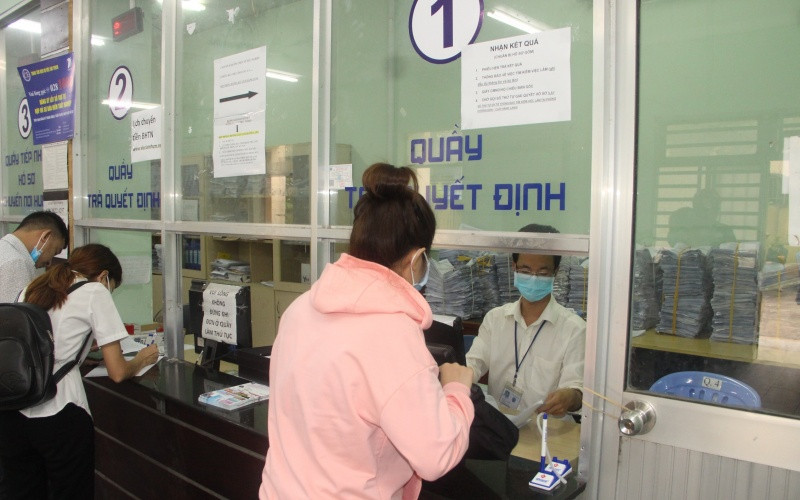 Tiếp nhận trực tiếp hồ sơ Bảo hiểm thất nghiệp của người lao động thời điểm trước khi dịch bùng phát.