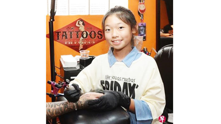 Nghệ sĩ xăm 13 tuổi