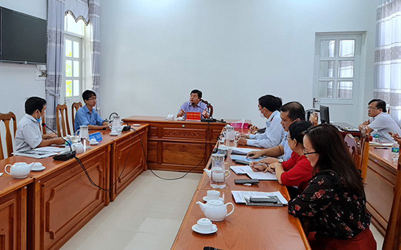 Quang cảnh buổi làm việc.