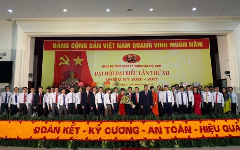 Ban Chấp hành Đảng bộ Tổng Công ty Đường sắt nhiệm kỳ 2020-2025.