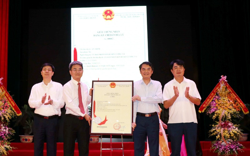 Tỏi An Thịnh được cấp giấy chứng nhận đăng ký chỉ dẫn địa lý