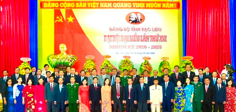 Ban Chấp hành Đảng bộ tỉnh Bạc Liêu nhiệm kỳ 2020 - 2025.