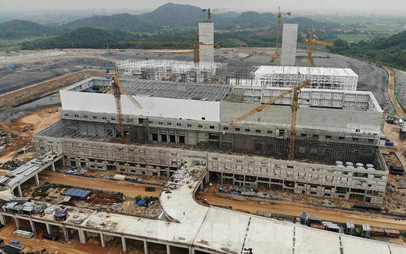 Dự án Nhà máy điện rác Sóc Sơn. (Ảnh: TP)