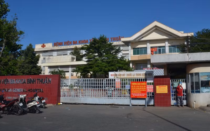 Bệnh viên đa khoa Bình Thuận, nơi có ca mắc Covid-19 làm việc tại khoa Sản là nguồn lây nhiễm làm cho dịch Covid-19 bùng phát trở lại.