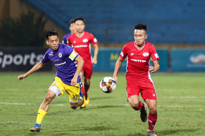 Đương kim vô địch Hà Nội liệu có thể tiếp tục bảo vệ ngôi vương? (Ảnh: VPF) 