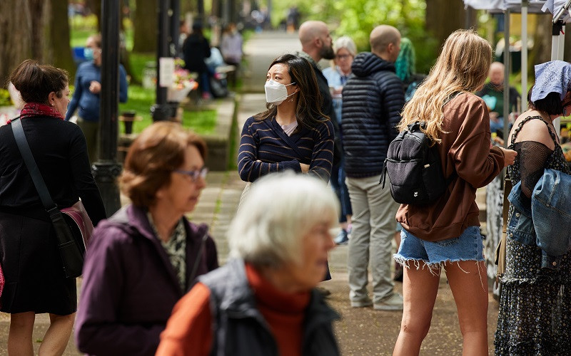 Số ca mắc mới Covid-19 đang gia tăng tại Mỹ trong bối cảnh các hạn chế phòng dịch đã được dỡ bỏ. (Ảnh: Washington Post)