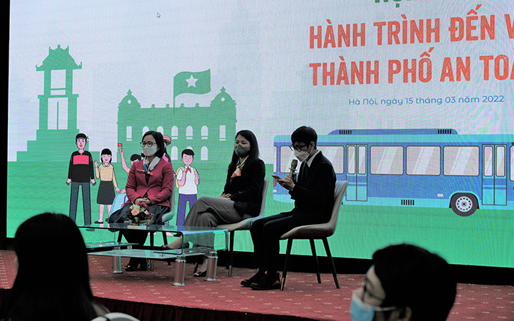 Chia sẻ ý kiến tại chương trình (Ảnh: Plan International Việt Nam).